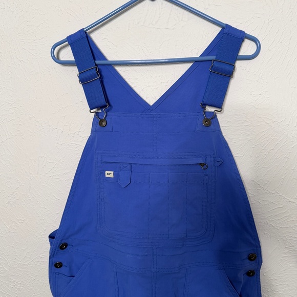 Duluth Trading Co Blue Insulated Bib Overalls Size Large Workwear Winter - Picture 2 of 14